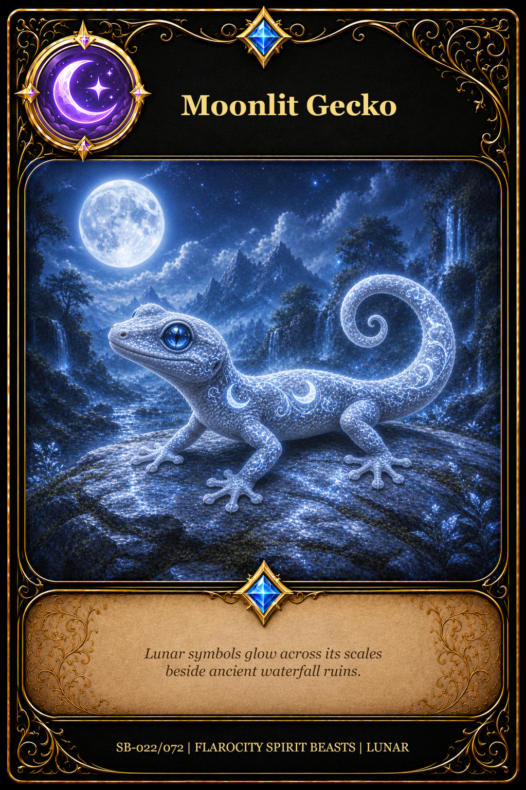 SB-022/072 Moonlit Gecko