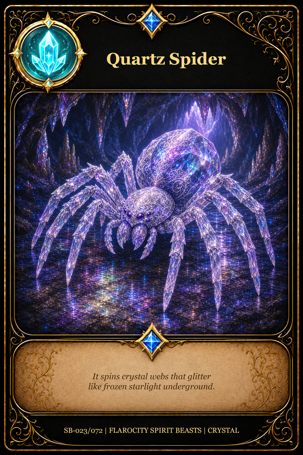 SB-023/072 Quartz Spider