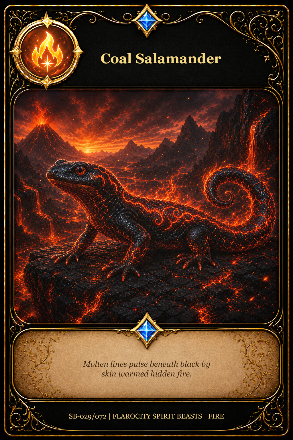 SB-029/072 Coal Salamander