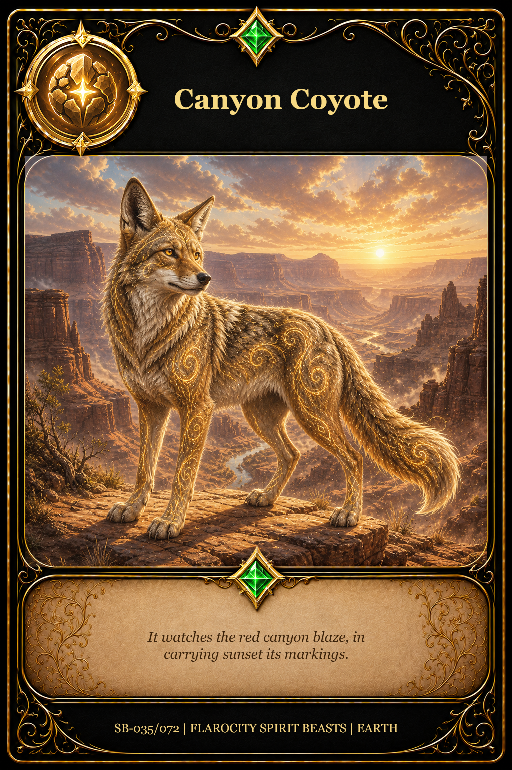 SB-035/072 Canyon Coyote