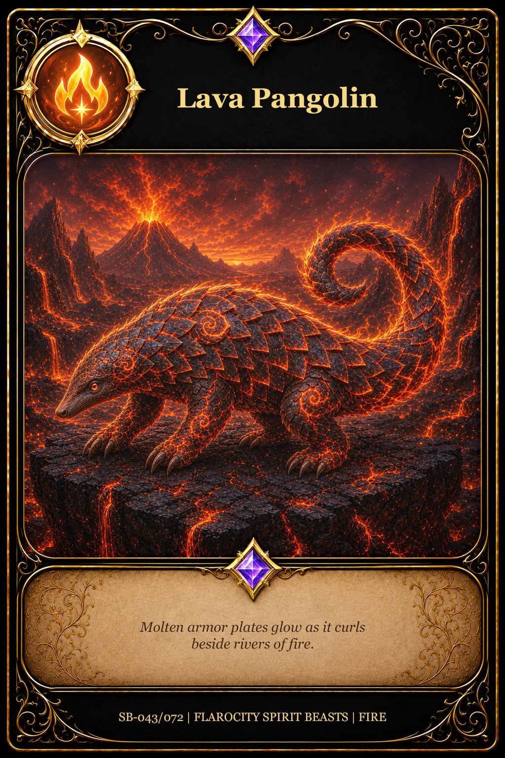 SB-043/072 Lava Pangolin