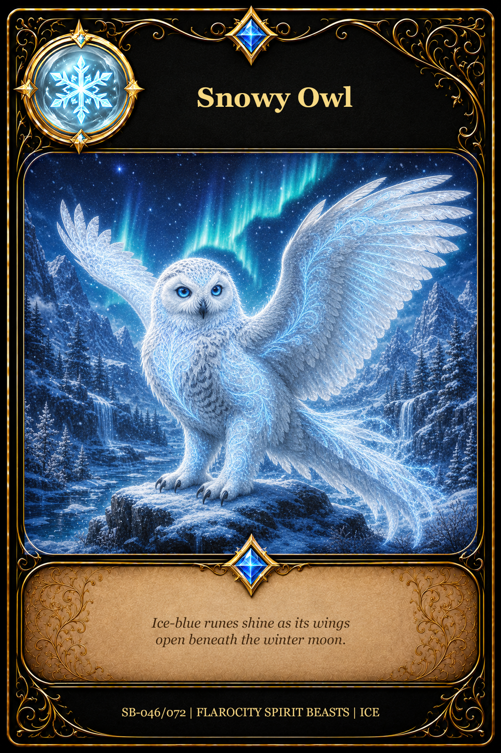SB-046/072 Snowy Owl