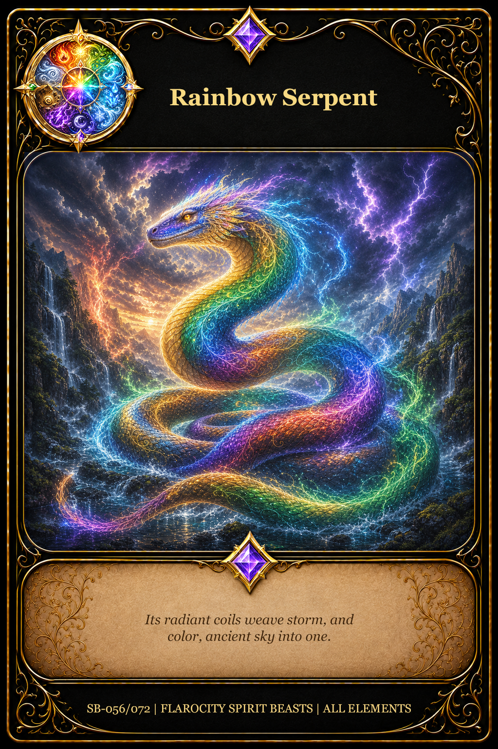 SB-056/072 Rainbow Serpent