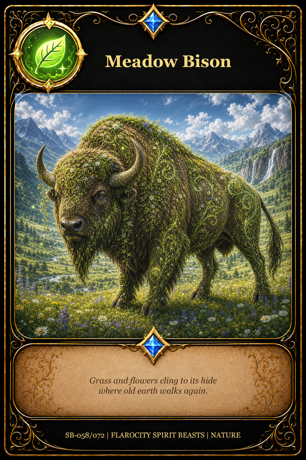 SB-058/072 Meadow Bison