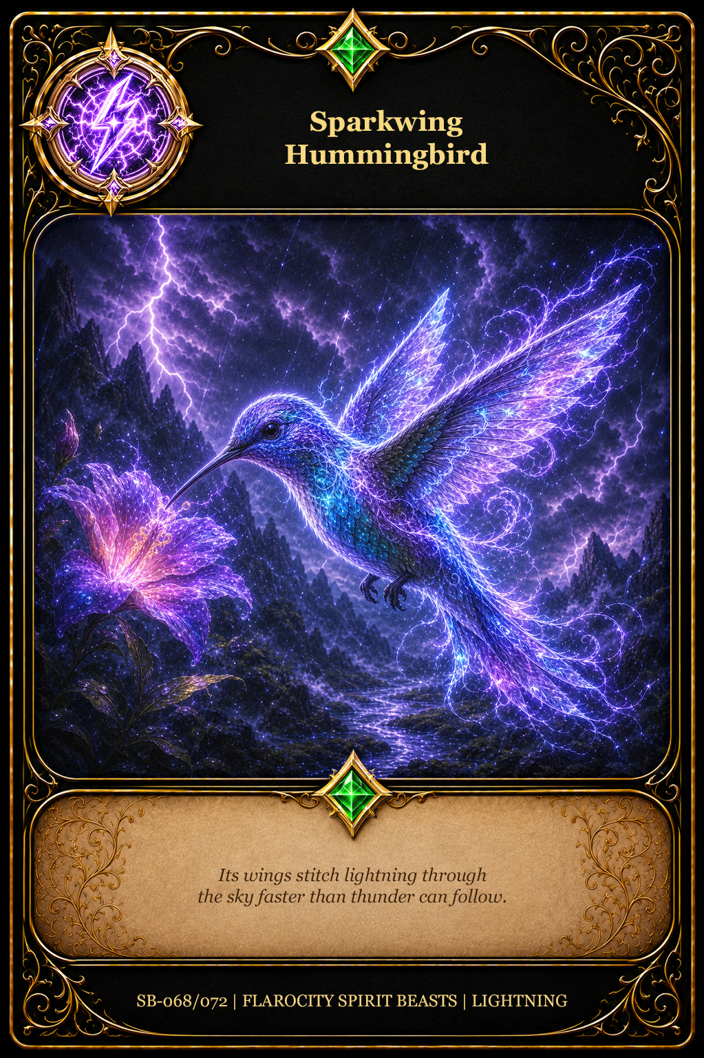 SB-068/072 Sparkwing Hummingbird